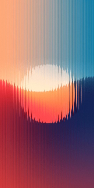Aesthetic Sunset Wallpaper - Modern Art Retro Style