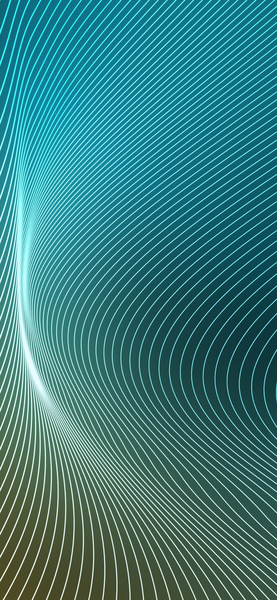 Abstract Minimalist Wallpaper – Vibrant Teal and Dark Gray Wavy Lines