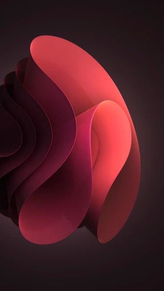 Abstract Layered Curves Wallpaper – Minimalist Aesthetic – 4K Ultra HD