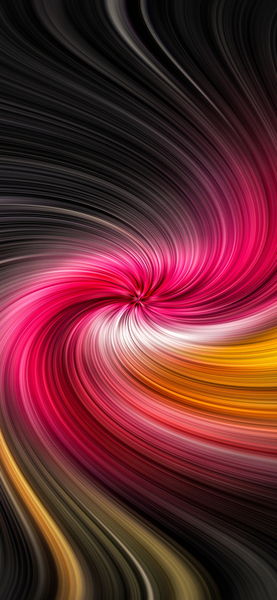 Abstract 4K Wallpaper – Vibrant Pink & Black Swirls
