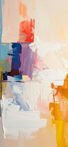 Abstract Art Wallpaper – Colorful Mood Board