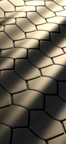 Abstract, Hexagonal Patterned