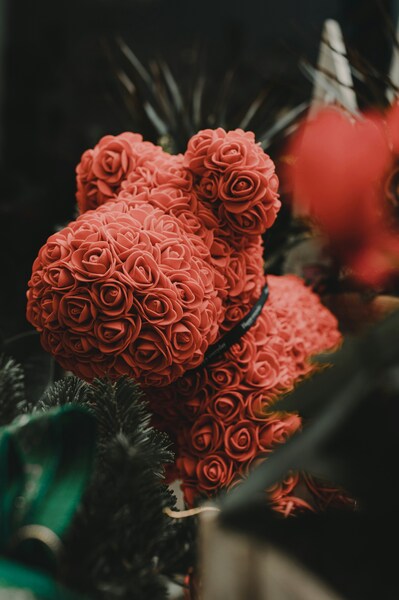 Roses & Dog Wallpaper – Aesthetic 4K Ultra HD Background