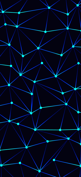Cyberpunk Neon Network Abstract Wallpaper – 4K Ultra HD Aesthetic iPhone Desktop