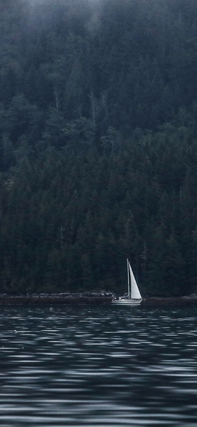 Sailboat Minimalist Wallpaper – HD Background